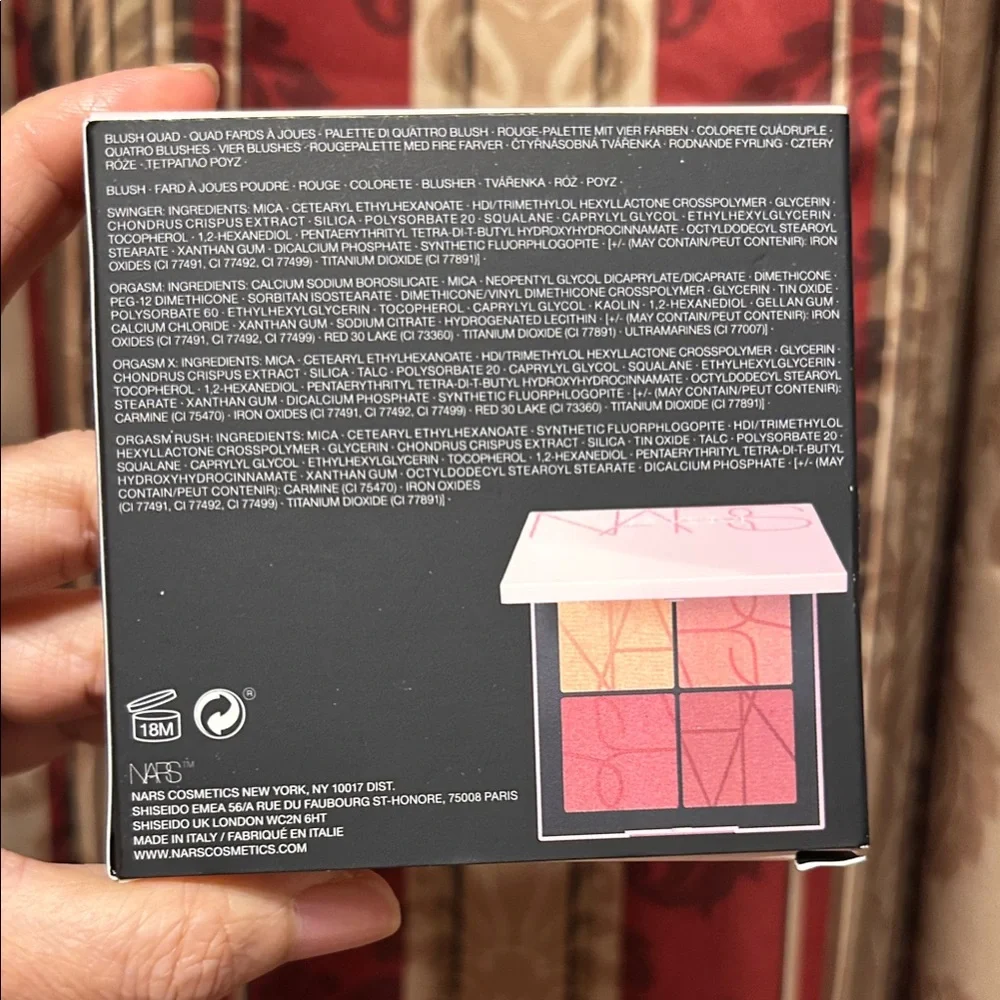 NARS Orgasm Four Play Blush Quad. Must Have. 🆓 Random Gift With Purchase.